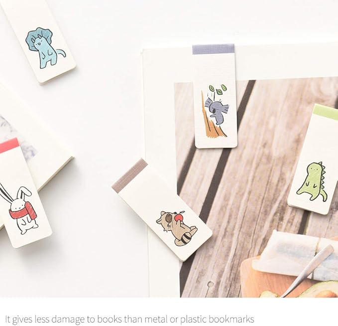 Monolike Magnetic Bookmarks Buddy ver.2, Set of 5