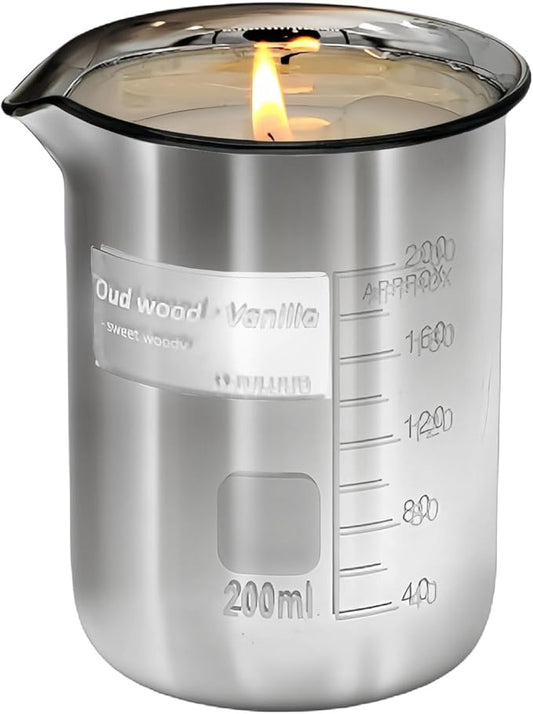 Vanilla Candles for Home - Natural Soy Candles | Christmas Gifts for Women Men | 40 Hours Long Burning 7oz