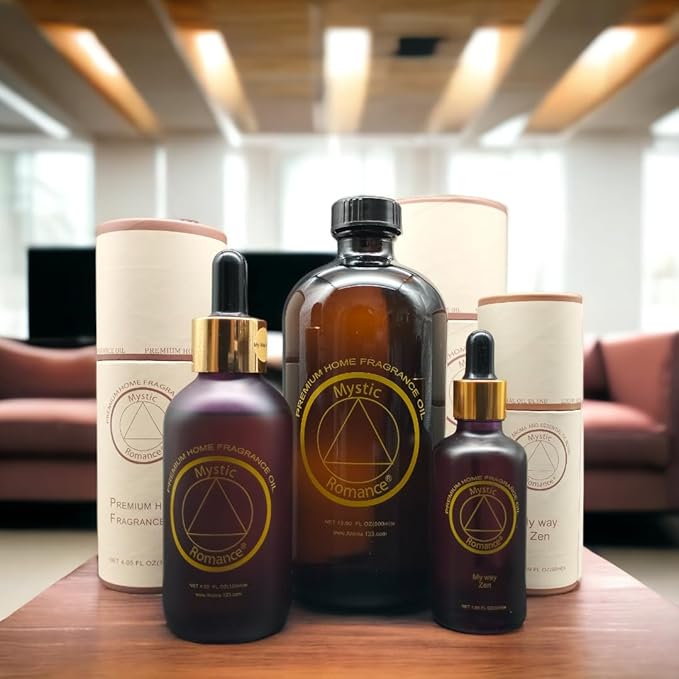 Mystic Romance My Way Zen Premium Home Fragrance Oil - for Aroma Oil Diffusers and Burner Oil Lamps (50ml, My Way Zen)