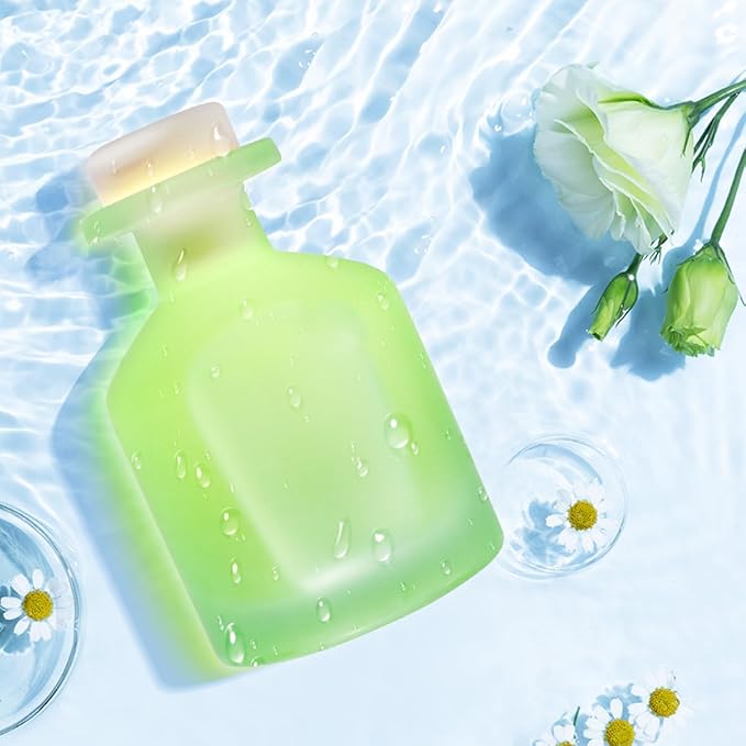 Reed Diffuser - Jasmine Lily 3.38oz (100ml) 1 Pack Essential Oil Reed Diffuser Set with 8 Sticks, Long Lasting Fragrance for Home, Bathroom, Bedroom, Room, Decor