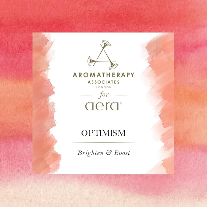 Aera Optimism Aromatherapy Essential Oil Home Fragrance Scent Refill - Notes of Bergamot, Damask Rose and Basil - Works with The Aera Diffuser