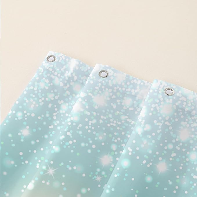 AILONEN Rose Shower Curtain for Bathroom Decor,Galaxy Pink Rose Bath Curtain Gifts for Girls Women,Modern Minimalism Curtain,Polyester Waterproof with 12 Plastic Hooks, 72" W*78" H