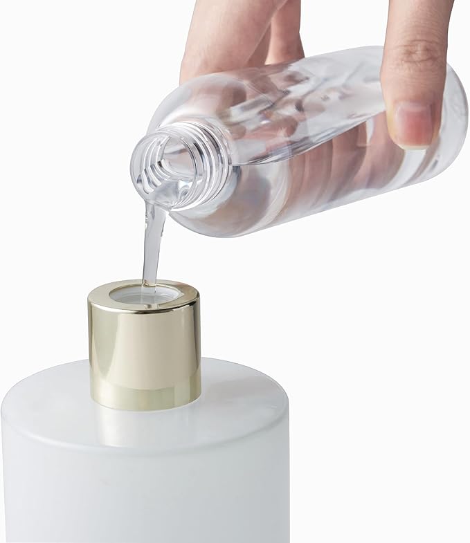 COCORRÍNA Reed Diffuser Refill - Satin Rose 6.7 Oz Reed Diffuser Oil Refill Home Fragrance for Bedroom, Bathroom Home Decor