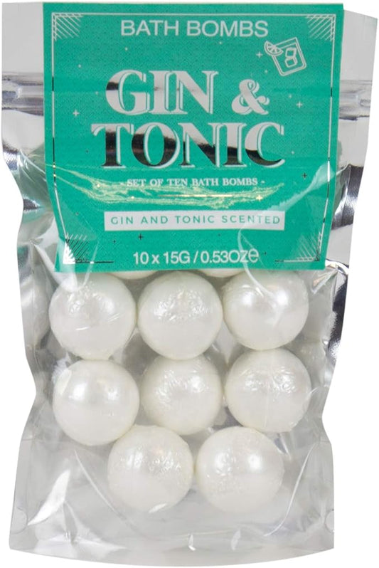 Gin and Tonic Bath Bombs