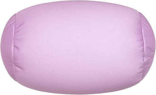 Microbead Body Pillow, Tube Microbead Bolster Bean Smooth Cool Pillow Neck Cervical Roll Pillow for Sleeping 7 x 12Inch Throw Travel Pillow Lavender