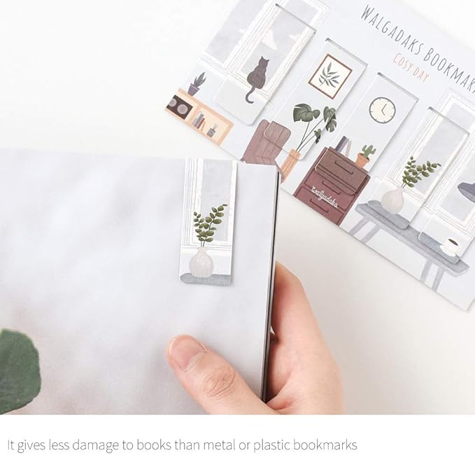 Monolike Magnetic Bookmarks Cosy Days, Set of 5