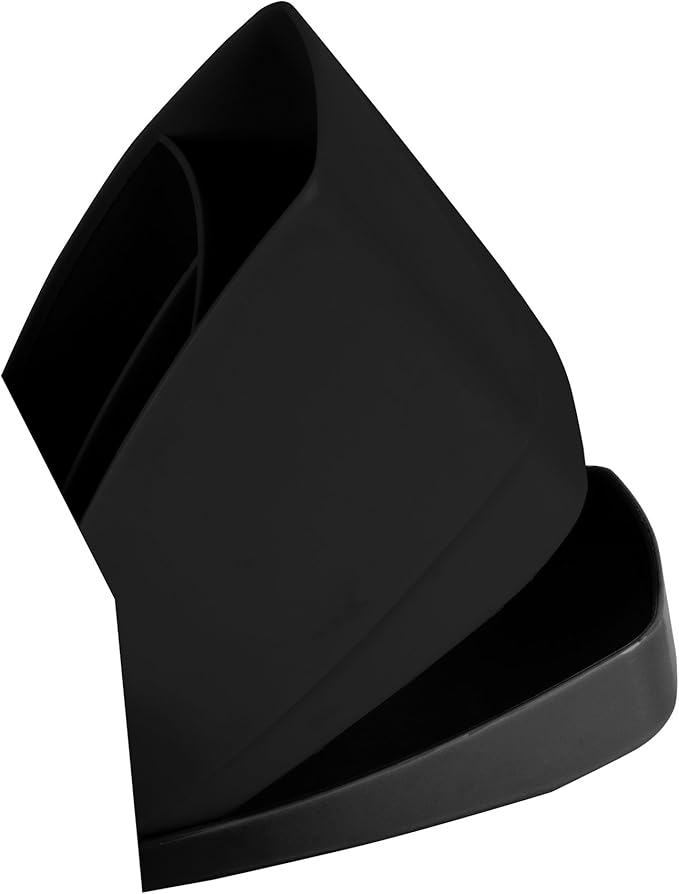 Casabella Sink Sider Duo with Sponge - (Black & Chrome Plating)