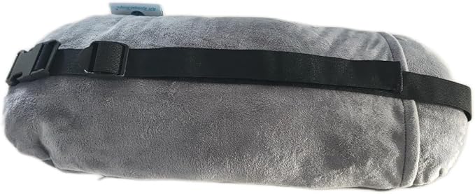 Hysterectomy, Mastectomy Seatbelt Pillow with Therapy Hot/Cold Gel Pack, Purposeful Protection Gift for Healing Surgical Incision after Abdominal or Chest Surgery for Women and Men (Gray)