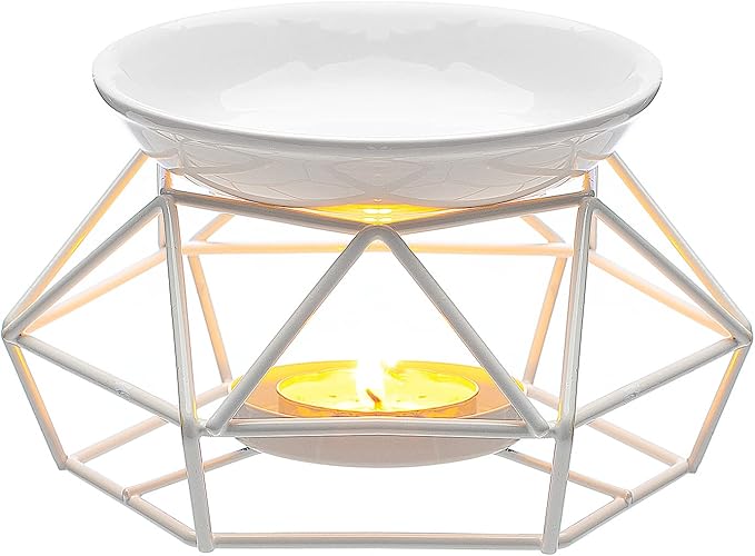 Wax Oil Burner Metal | Oil Wax Melt Burner | Canlde Tealight Holder | Scented Diffuser | Spiriual Gifts for Home Decoration