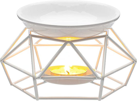 Wax Oil Burner Metal | Oil Wax Melt Burner | Canlde Tealight Holder | Scented Diffuser | Spiriual Gifts for Home Decoration