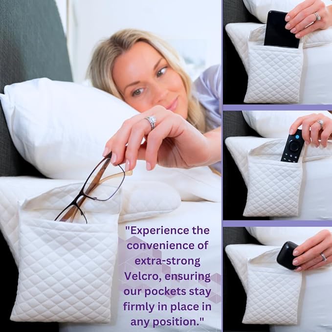 Bed Wedge Pillow for headboard Mattress Gap DuoWedge lux. (White, Twin 39") The Perfect Filler for Gaps up to 7"