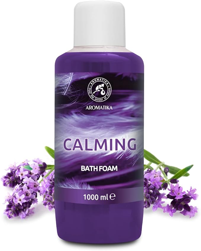 Bath Foam Calming - 34 Fl Oz (1000ml) - Body Care - Good Sleep - Beauty - Bathing - Body Care - Wellness - Relax - Aromatherapy - Spa - Bubble Baths