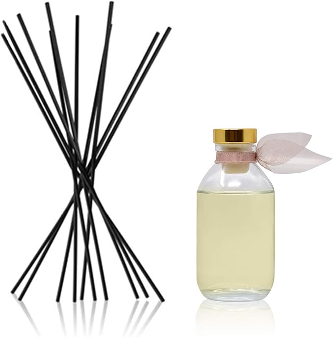 LOVSPA Warm Vanilla Sugar Reed Diffuser Set - Coconut Milk, Vanilla & Sandalwood Scent Diffuser - Reed Diffusers for Home with Long Lasting Fragrance - Non-Toxic Oil Reed Diffuser - Made in The USA