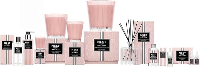 NEST New York Smart Home Fragrance Diffuser Refill Smart Vials, Himalayan Salt & Rosewater - Set of 2 - Designed for NEST x Pura 3 and NEST x Pura 4 Diffusers - Cruelty Free, Vegan - Made in USA