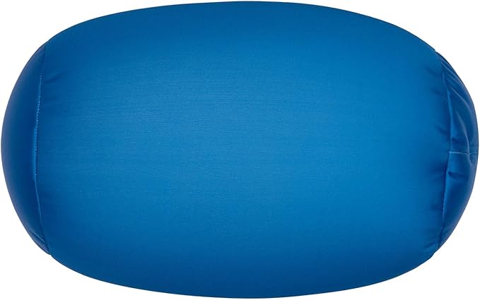 Microbead Body Pillow, Tube Microbead Bolster Bean Smooth Cool Pillow Neck Cervical Roll Pillow for Sleeping 7 x 12Inch Throw Travel Pillow (Pine Green)