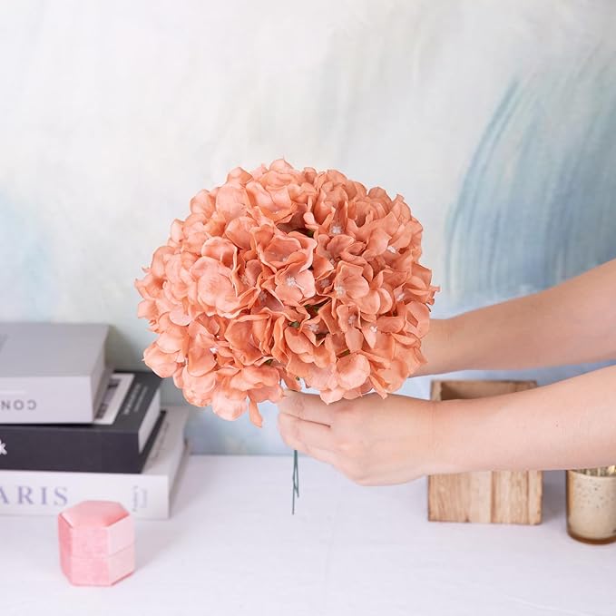 10pcs Hydrangea Artificial Flowers Fake Flowers