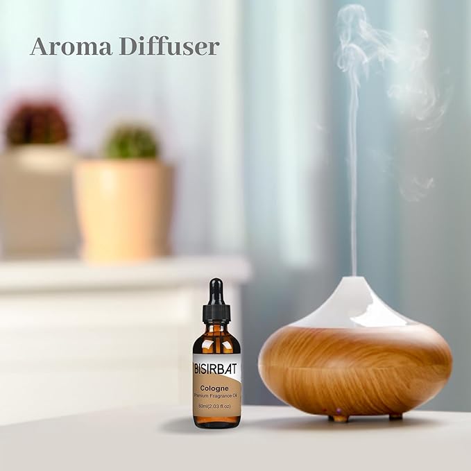 Fragrance Oil Set Gentlemen, Manliness&Colognes - Essential Oils Blend for Home, for Aromatherapy Diffuser Humidifier, Reed Diffuser Oils Refills, Highly Concentrated and Long Lasting - 60mlx2