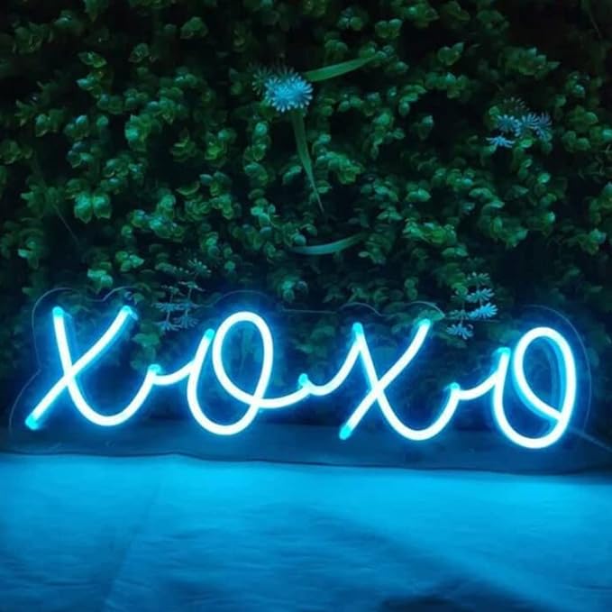 Neon Light Sign LED XOXO Night Lights USB Operated Decorative Marquee Sign Bar Pub Store Club Garage Home Party Decor