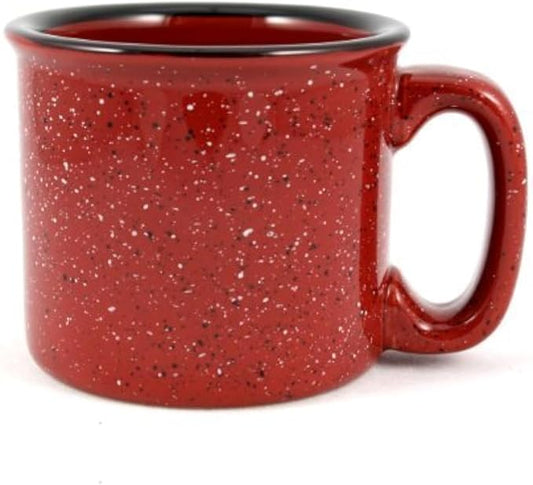 Ceramic Campfire Mug, 15oz (Burgundy)