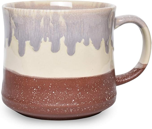 Bosmarlin Large Ceramic Coffee Mug, Big Tea Cup, 7 Colors to Choose, 21 Oz, Dishwasher and Microwave Safe, 1 PCS (Red)