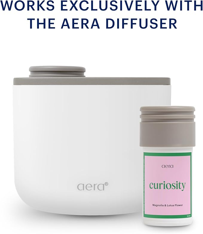 AERA Mini Curiosity - Essential Oil for Home - Pear and Redberries Fragrance - Notes of Magnolia, Lotus Flower and Citrus - Scent Refill - Capsule Size Works with Mini Diffuser