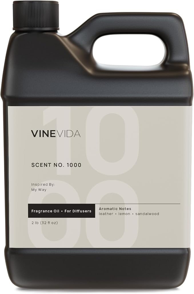 VINEVIDA [32 Fl Oz] Scent № 1000 Inspired by My Way Fragrance Oil for Cold Air Diffuser - Hotel Fragrance Diffuser Oil - Essential Oils for Diffuser Oil Refill & Air Freshener Room Spray