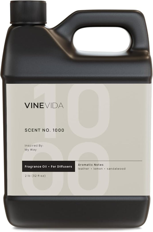 VINEVIDA [32 Fl Oz] Scent № 1000 Inspired by My Way Fragrance Oil for Cold Air Diffuser - Hotel Fragrance Diffuser Oil - Essential Oils for Diffuser Oil Refill & Air Freshener Room Spray