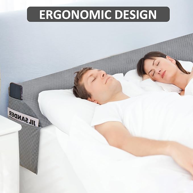 Wedge Pillow for Headboard - King Size Bed Wedge Pillow Headboard, Bed Wedge Gap Filler, Pillow Wedge for Headboard Gap - Fill The Gap (0-8") Between Headboard and Mattress (76"x10"x6")