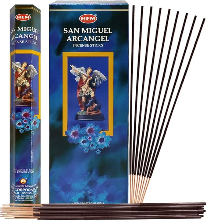 San Miguel Incense Sticks and Incense Stick Holder Bundle Insence Insense Hem Incense Sticks