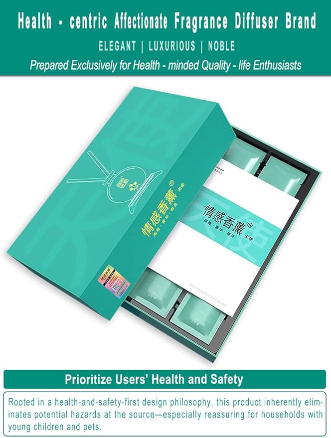 Next Gen Secure Healthy Office Home Set with Liquidless Essential Oil Fragrance Reed Diffuser