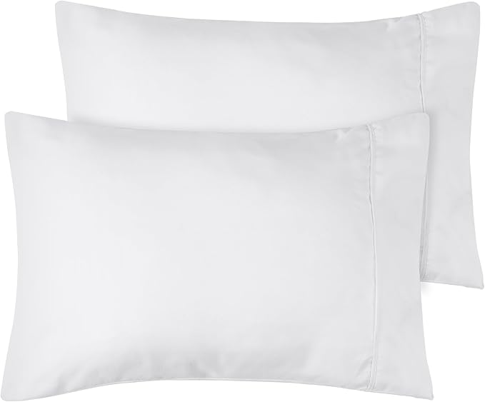 Utopia Bedding Toddler Pillow Cases - 2 Pack - Envelope Closure - Soft Brushed Microfiber Fabric - Shrinkage and Fade Resistant Pillow Covers 14 X 20 Inches (Toddler, White)