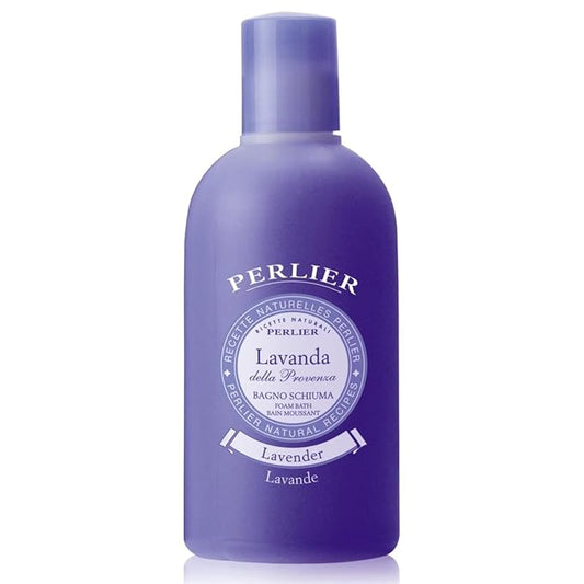 Perlier Lavender Foam Bath Natural & Calming Aromatherapy Bubble Bath for Women & Men, Rich Foaming Formula Provides Deep Moisturization, Hydration for All Skin Types, (16.9 Fl Oz.)