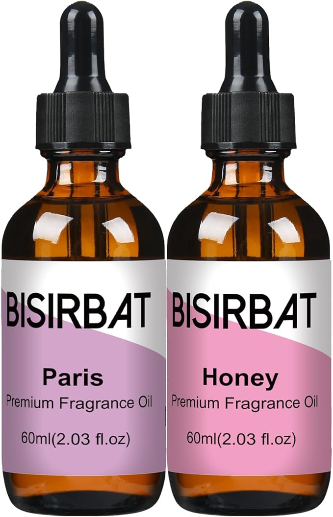 Fragrance Oil Set Ladies, Paris&Honey - Blend Essential Oils for Home, for Aromatherapy Diffuser Humidifier Vaporizer, Reed Diffuser Oils Refills, Highly Concentrated and Long Lasting - 60mlx2