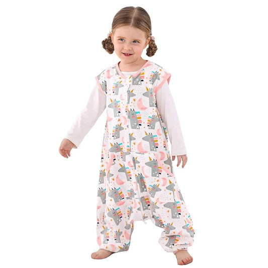 WONDAY Baby Toddler Sleep Sack, Sleep Sack 3t-5t, Sleep Sack Baby Wearable Blanket, Baby Sleep Sacks with Feet, Sleeveless Soft Sleep Sacks for Baby Boys or Girls