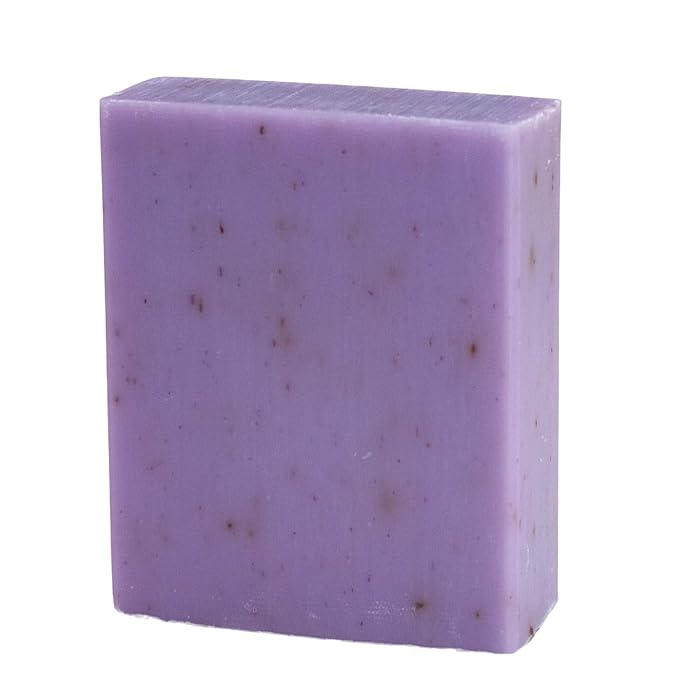 Lavender with Flowers Scented Natural Soap Bars (5 Bars), 3.5oz Moisturizing French Triple Milled Soap Bars Enriched with Shea Butter - Pure Plant Oil Bath & Body