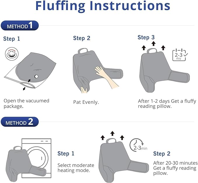 Sasttie Reading Pillow for Sitting in Bed Adult, Velvet Back Pillow for Bed Sitting Up, Backrest Back Support Chair Pillow, College Dorm Essentials for Girls and Boys, Dark Grey