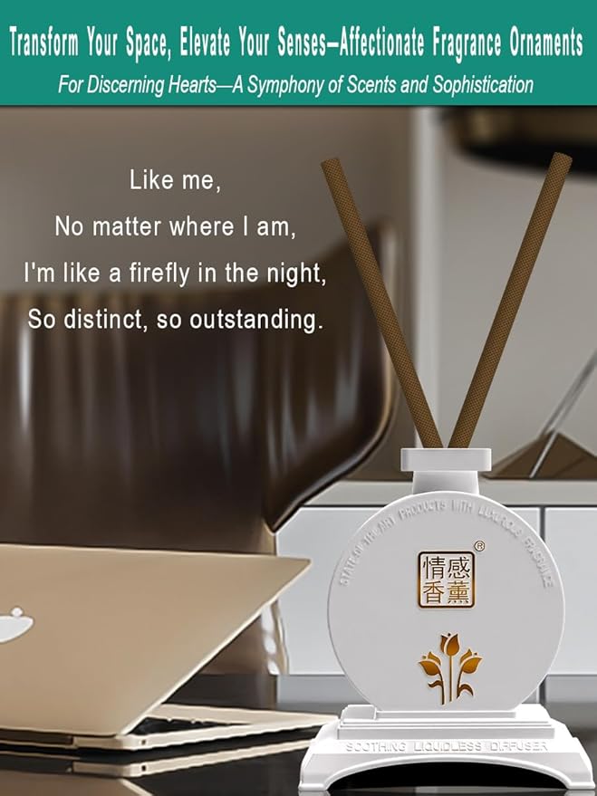 Next Gen Secure Healthy Office Home Set with Liquidless Essential Oil Fragrance Reed Diffuser