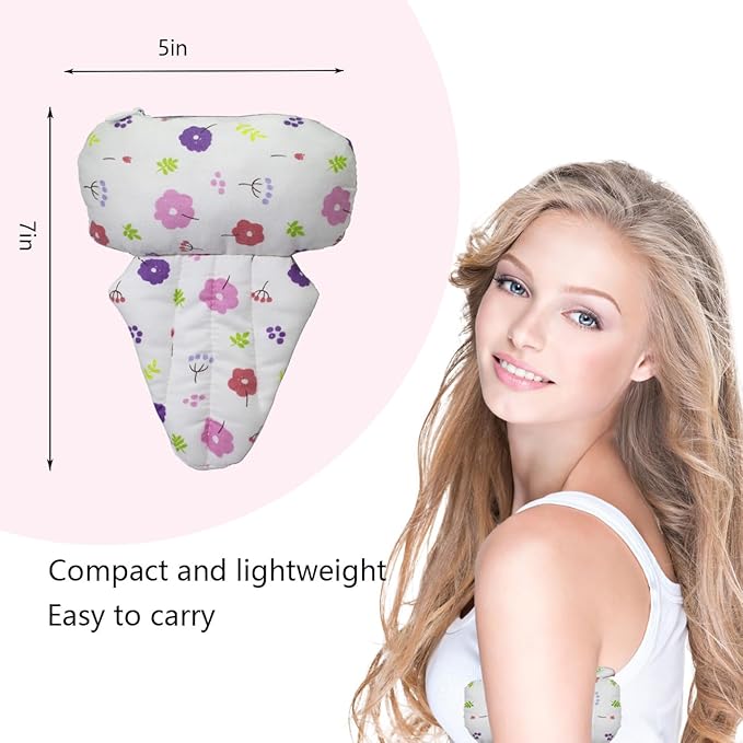 Lymphedema Axilla Pillow Mastectomy Recovery Pillow Breast Pillow Post Surgery Pillow for Cancer Lumpectomy Surgery Recovery Post-Surgery Underarm Pillow Armpit Pain Relief (2pc) (Rose-Flower)