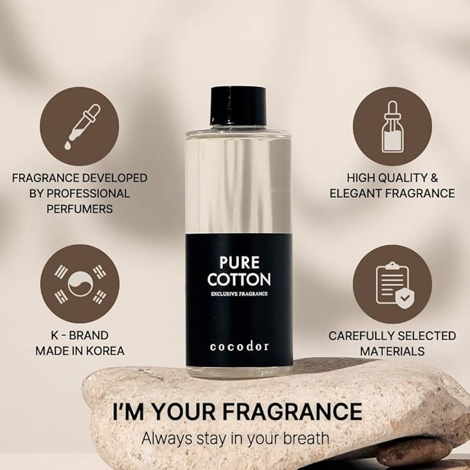 COCODOR Reed Diffuser Oil Refill/Lemon Eucalyptus/6.7oz(200ml)/1 Pack/Aroma Therapy, Home Fragrance, Scented Oils for Bathroom, Bedroom, Office Home Décor