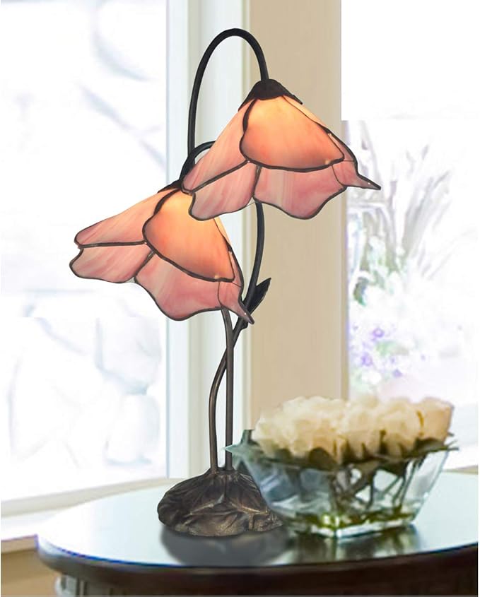 Dale Tiffany TT12146 Poelking Table Lamp, 21.00x12.00x12.00, Bronze