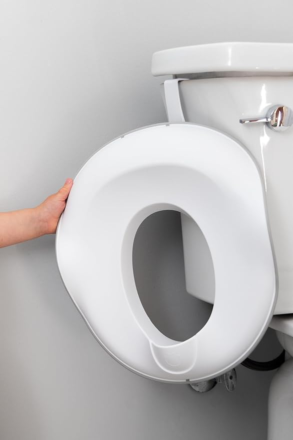 Ubbi Multi-Use Potty and Utility Hook, No Hardware Or Installation Needed, Durable and Sturdy to Hang Over Toilet Tank Or Door, Polypropylene, White