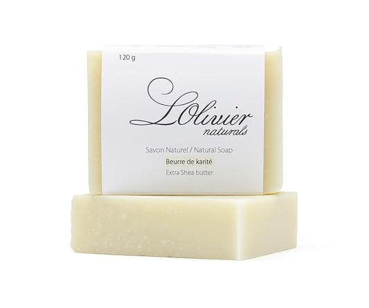 L'OLIVIER NATURALS Bar Soap 2 Pack (Original Shea Butter)