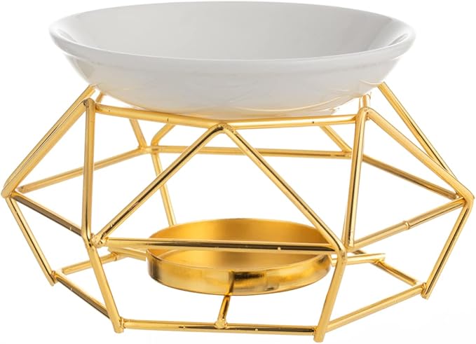 Wax Oil Burner Metal | Oil Wax Melt Burner | Canlde Tealight Holder | Scented Diffuser | Spiriual Gifts for Home Decoration