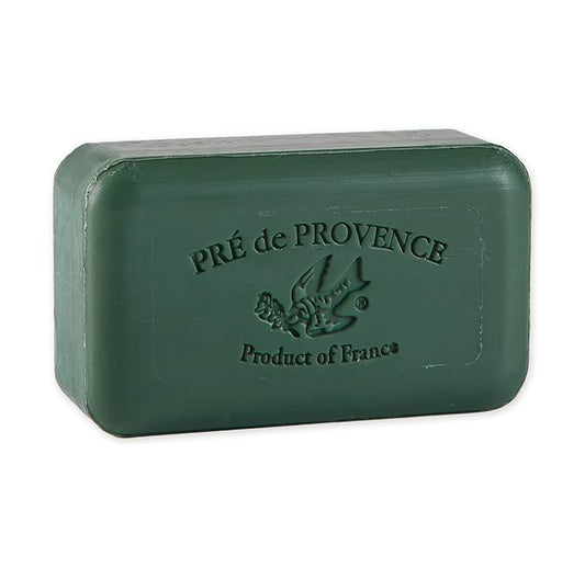 Pre de Provence Artisanal Soap Bar, Natural French Skincare, Enriched with Organic Shea Butter, Quad Milled for Rich, Smooth & Moisturizing Lather, Noble Fir, 5.3 Ounce
