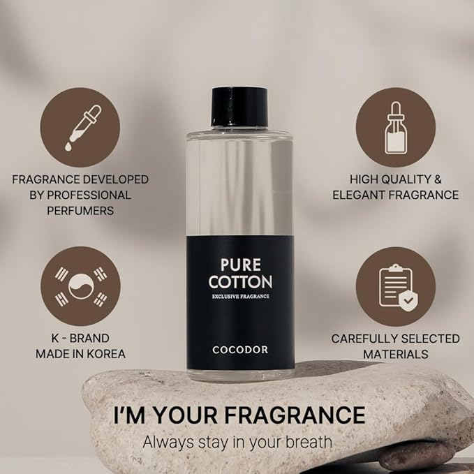 COCODOR Reed Diffuser Oil Refill/April Breeze/6.7oz(200ml)/1 Pack/Aroma Therapy, Home Fragrance, Scented Oils, Oils for Reed Diffuser, Office Décor, Decoration