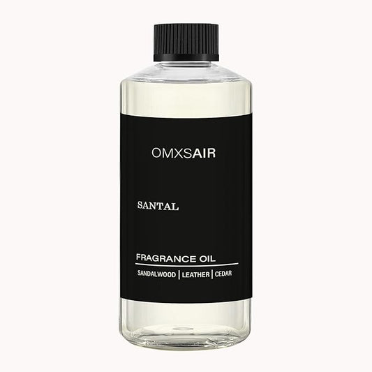 Santal Diffuser Oil 500ml Inspired by Santal - Hotel Diffuser Oil & Home Luxury Scents - Comforting Sandalwood,Papyrus,Cardamom,Santal Essential Oils Blend for Aromatherapy Diffuser
