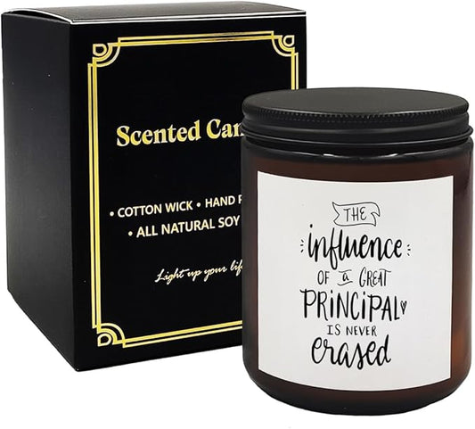 Mancheng-zi Cottonwood Scented Soy Wax Candle, Perfect Principal Appreciation Gift, Elevates Any Space