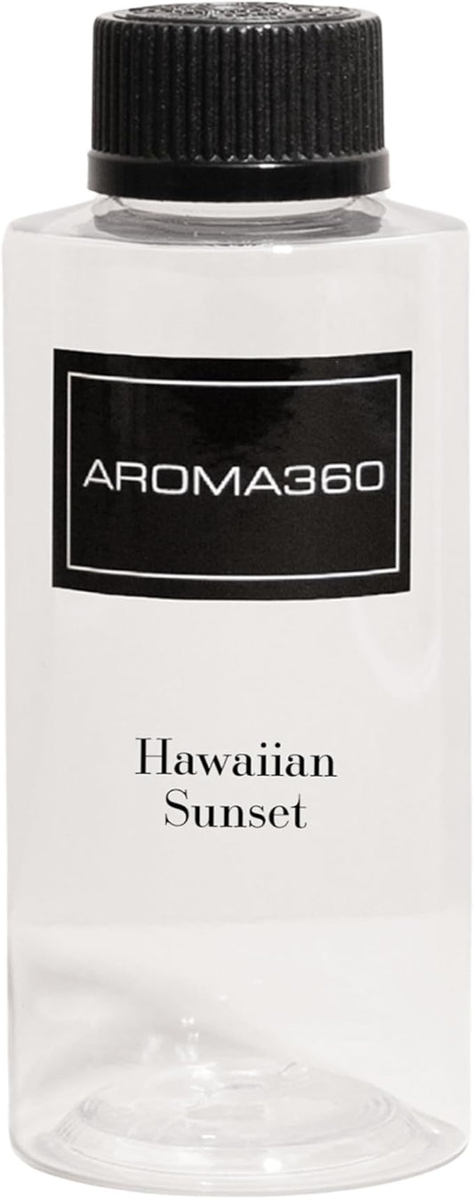 Aroma360 | Hawaiian Sunset Oil Blend | Hotel Inspired Luxury Essential Oil Diffuser | Aromatherapy Scent Diffuser Oil | Mango, Coconut and Vanilla 6.7 fl oz, 200 mL