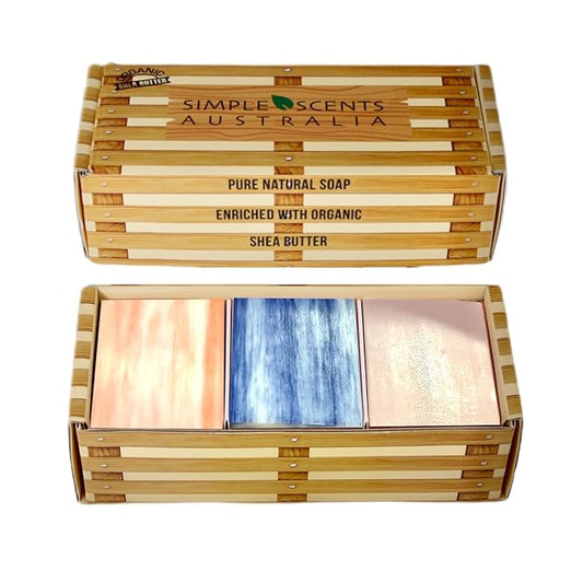 Assorted 6 PCS Natural Soap Bars, Assorted Sweet Blossoms, 3.5oz Each Moisturizing French Triple Milled Soap Bars Enriched with Shea Butter, Pure Plant Oil Body Soap Bars