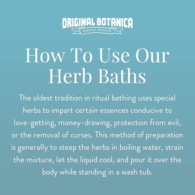 Original Botanica Curse Remover Quita Maldicion Herb Bath Spiritual Cleansing Body Wash Ritual Negative Energy Protection Herb Purification Evil Eye Removal Curse Removing
